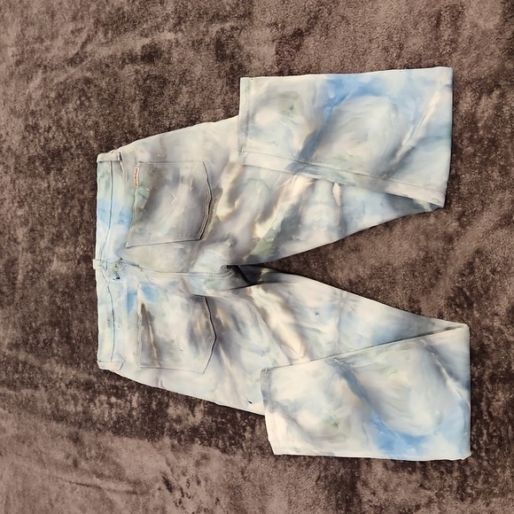 High waist, button fly tie dye Hudson skinny jeans size 29! - Picture 5 of 10